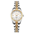 Relógio Chenxl Feminino - Luxury Watch relógio 040 AmploTech DOURADO COM FUNDO BRANCO 